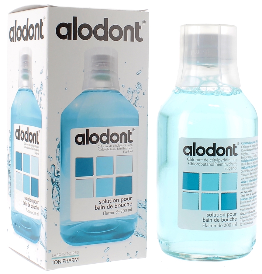 Alodont solution pour bain de bouche - flacon de 200 ml