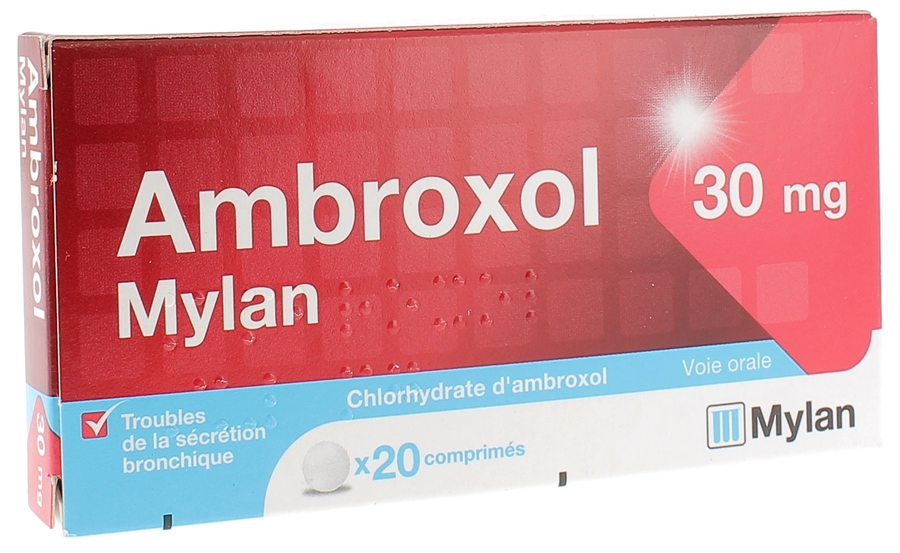 Ambroxol Mylan 30mg - 20 comprimés