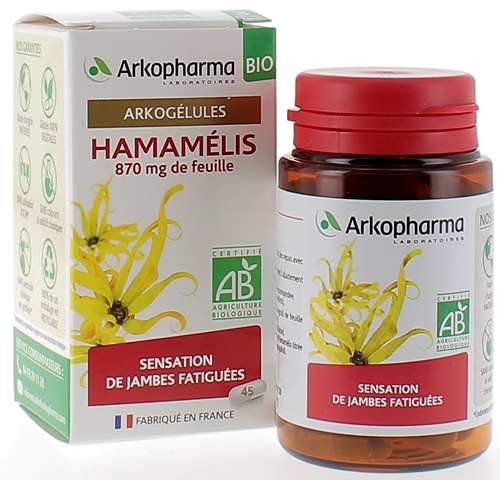 Arkogélules Hamamelis Bio Arkopharma - boite de 45 gélules