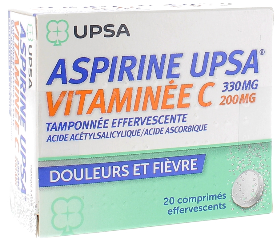 Aspirine Upsa Vitaminee C Tamponnee Effervescente Comprimes