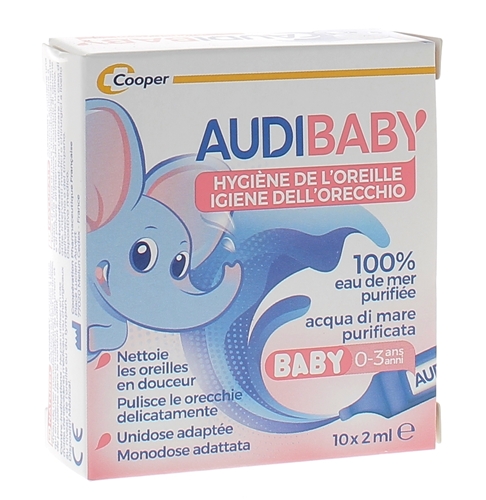 Audibaby Solution auriculaire - 10 unidoses
