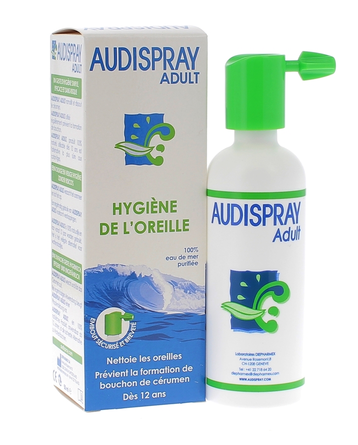 Le spray de nettoyage de l'oreille - Audition 44