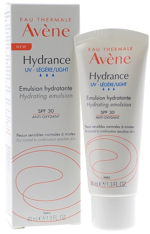 Hydrance émulsion légère hydratante UV spf 30 Avène - tube de 40 ml