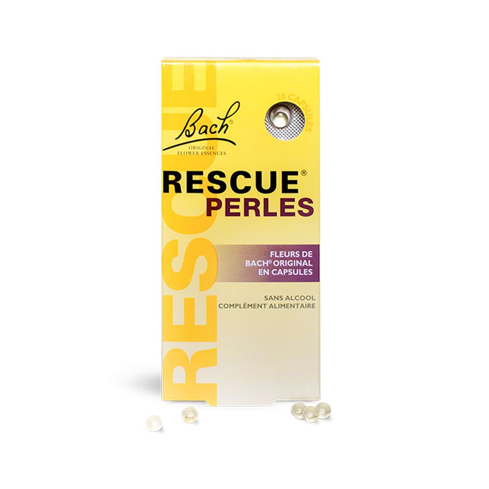 Fleur de Bach Rescue Perles - boîte de 28 perles