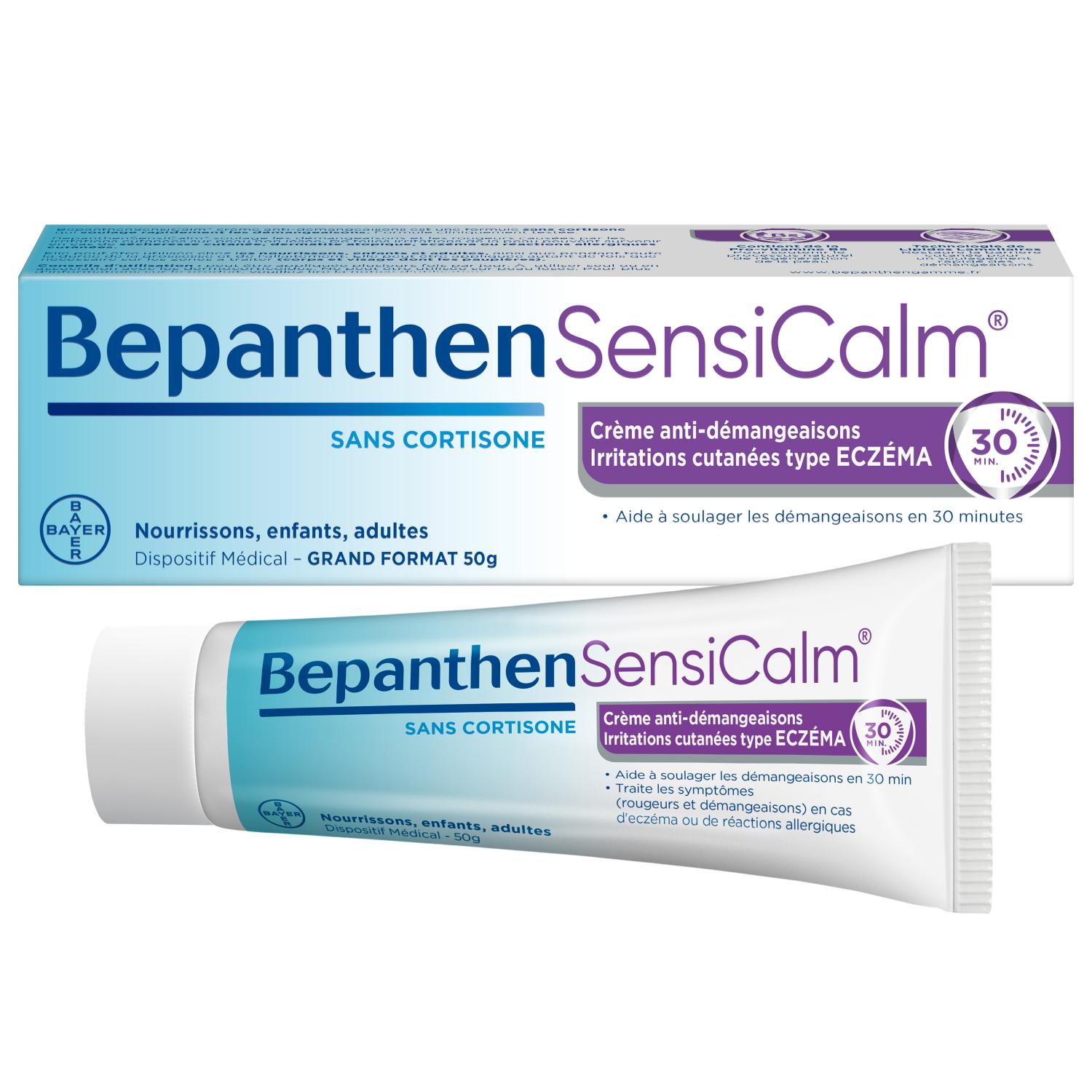 BepanthenSensicalm Crème Anti-Démangeaisons Eczéma 50g