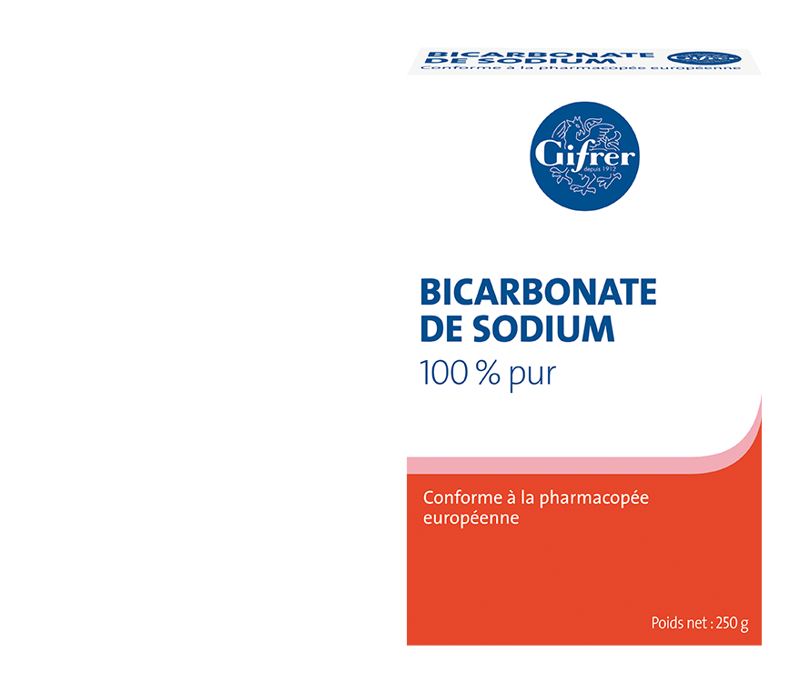 Bicarbonate de sodium Gifrer - boîte de 250 g