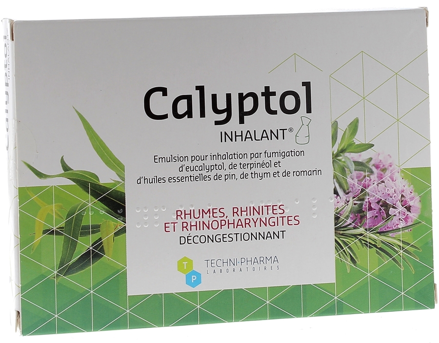 Calyptol inhalant émulsion pour inhalation par fumigation - boîte de 10 ampoules