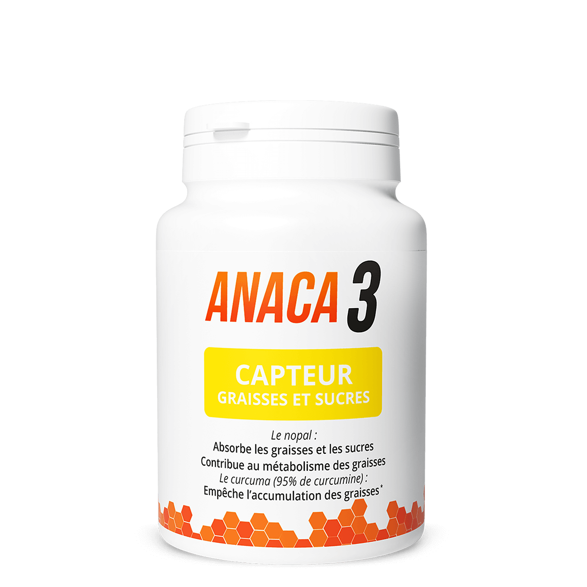 Capteur graisses et sucres Anaca 3 - boîte de 60 gélules