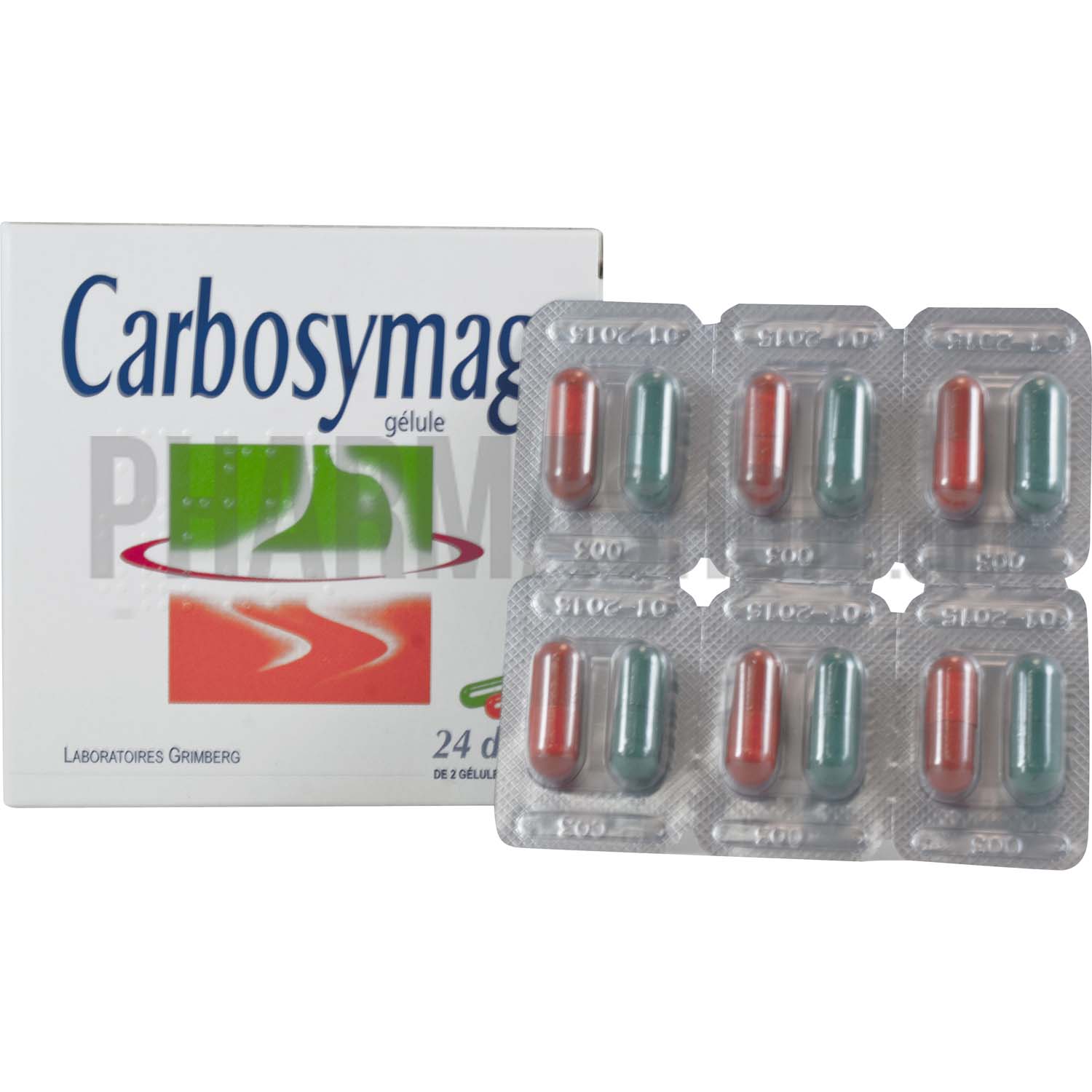 Carbosymag gélule - 1 boîtes de 48 doses (2 gélules jumelées) - 96 gélules