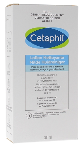 Lotion nettoyante Cetaphil - flacon de 200 ml