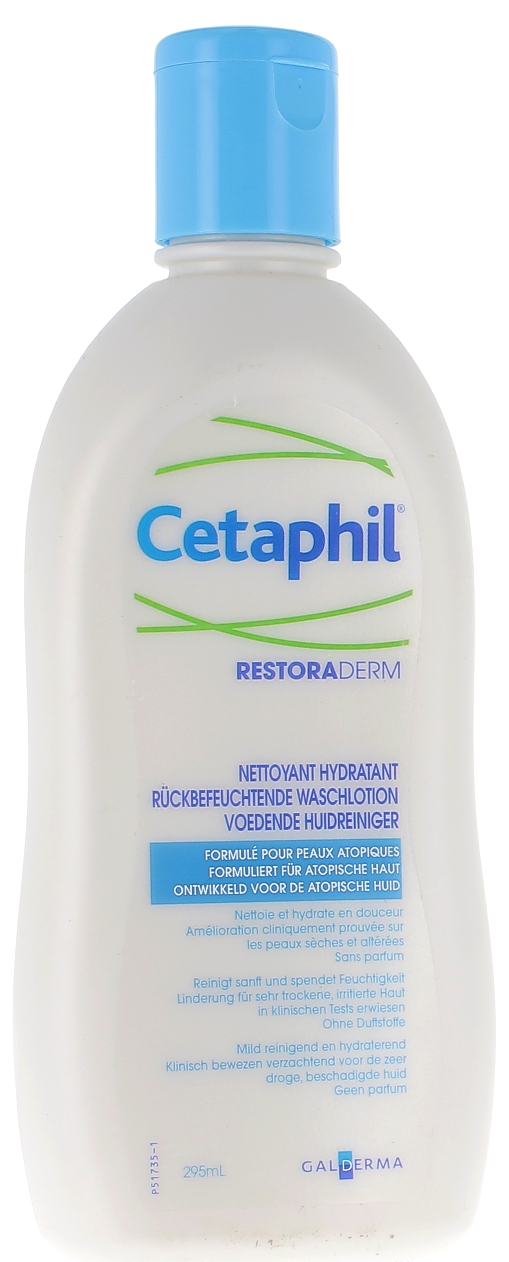 Restoraderm nettoyant hydratant Cetaphil - flacon de 295 ml