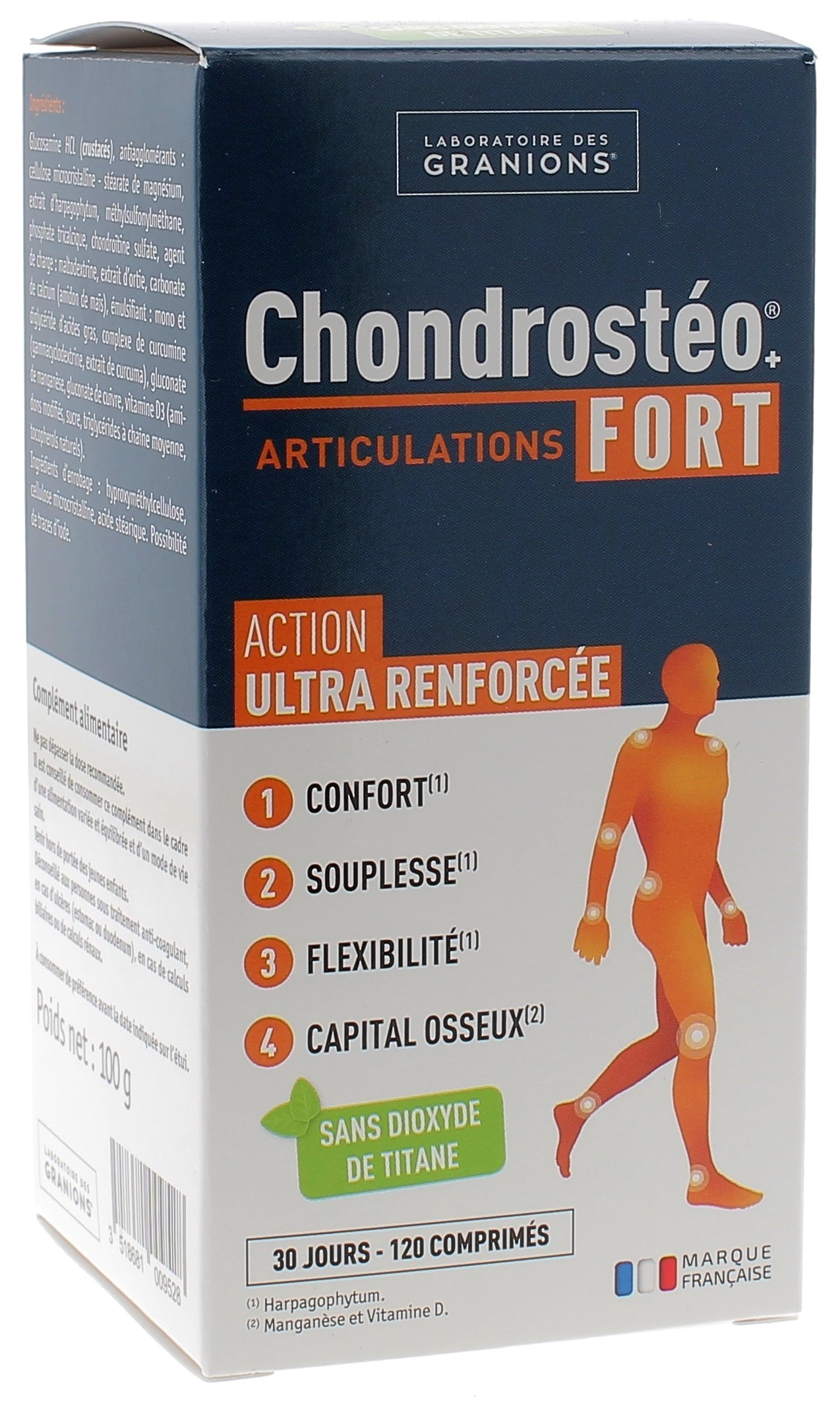 Chondrosteo+ Fort articulations Granions - boite de 120 comprimés