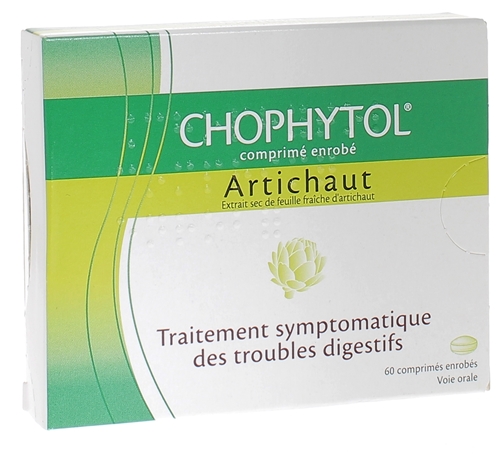 Chophytol 200mg - 60 comprimés enrobés