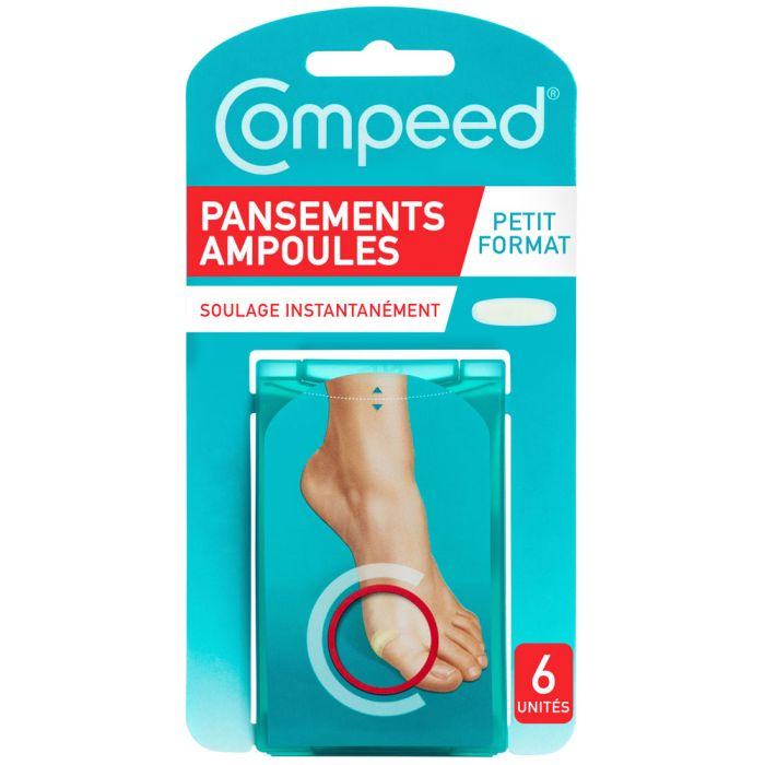 Compeed Pansements ampoules petit format Compeed, boîte de 6 pansements