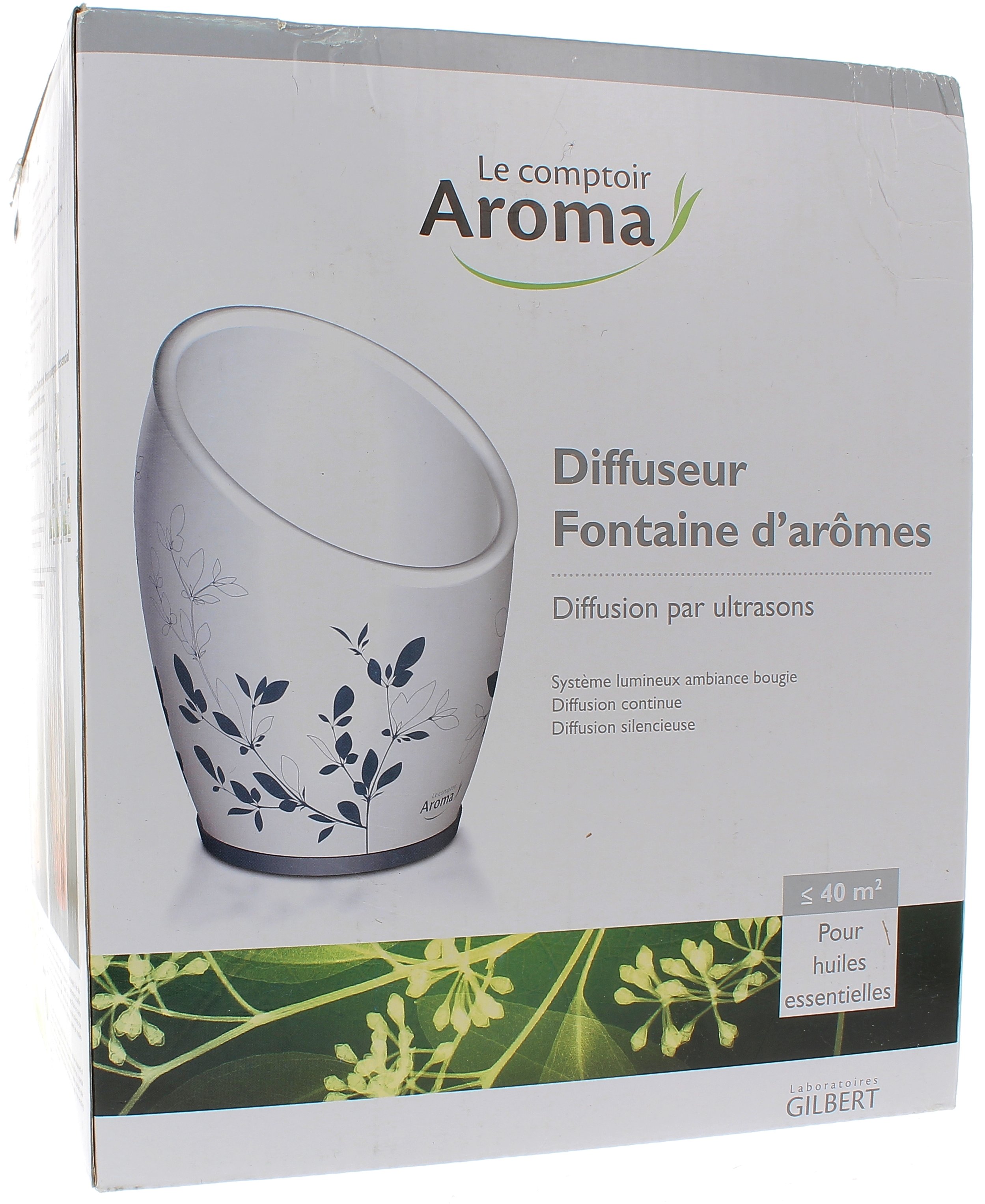Fontaine d'arômes diffuseur d'huiles essentielles Le comptoir Aroma - 1 diffuseur