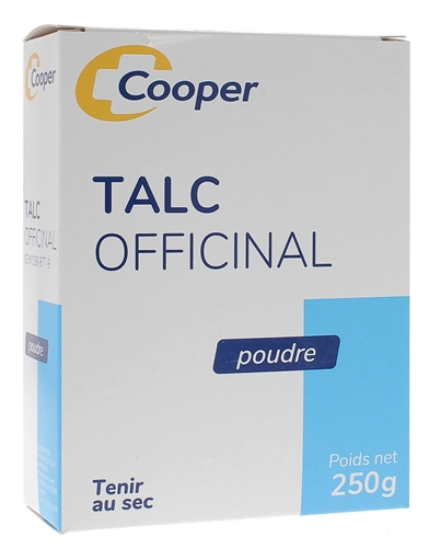 Talc officinal poudre Cooper - boîte de 250 g