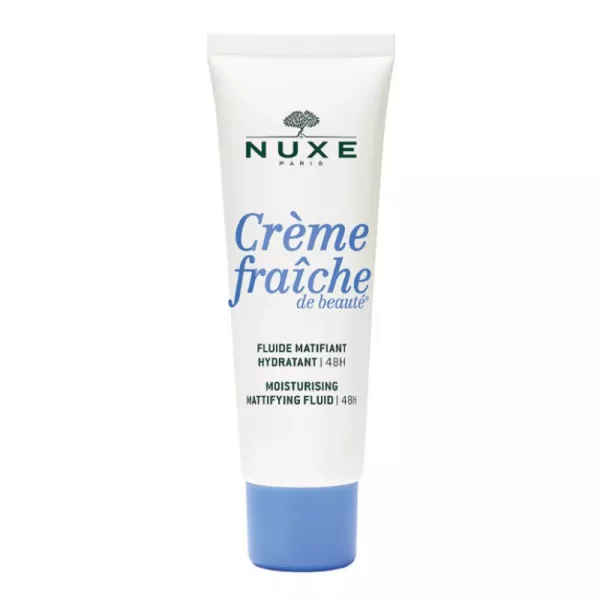 Crème fraîche de beauté Fluide matifiant hydratation 48H Nuxe - tube de 50 ml