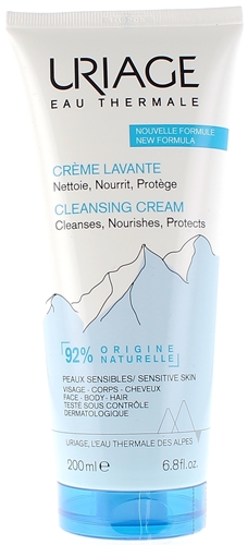 Crème lavante peaux sensibles Uriage - tube de 200 ml