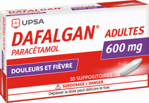 Dafalgan Adultes 600mg Suppositoire Boite De 10 Suppositoires