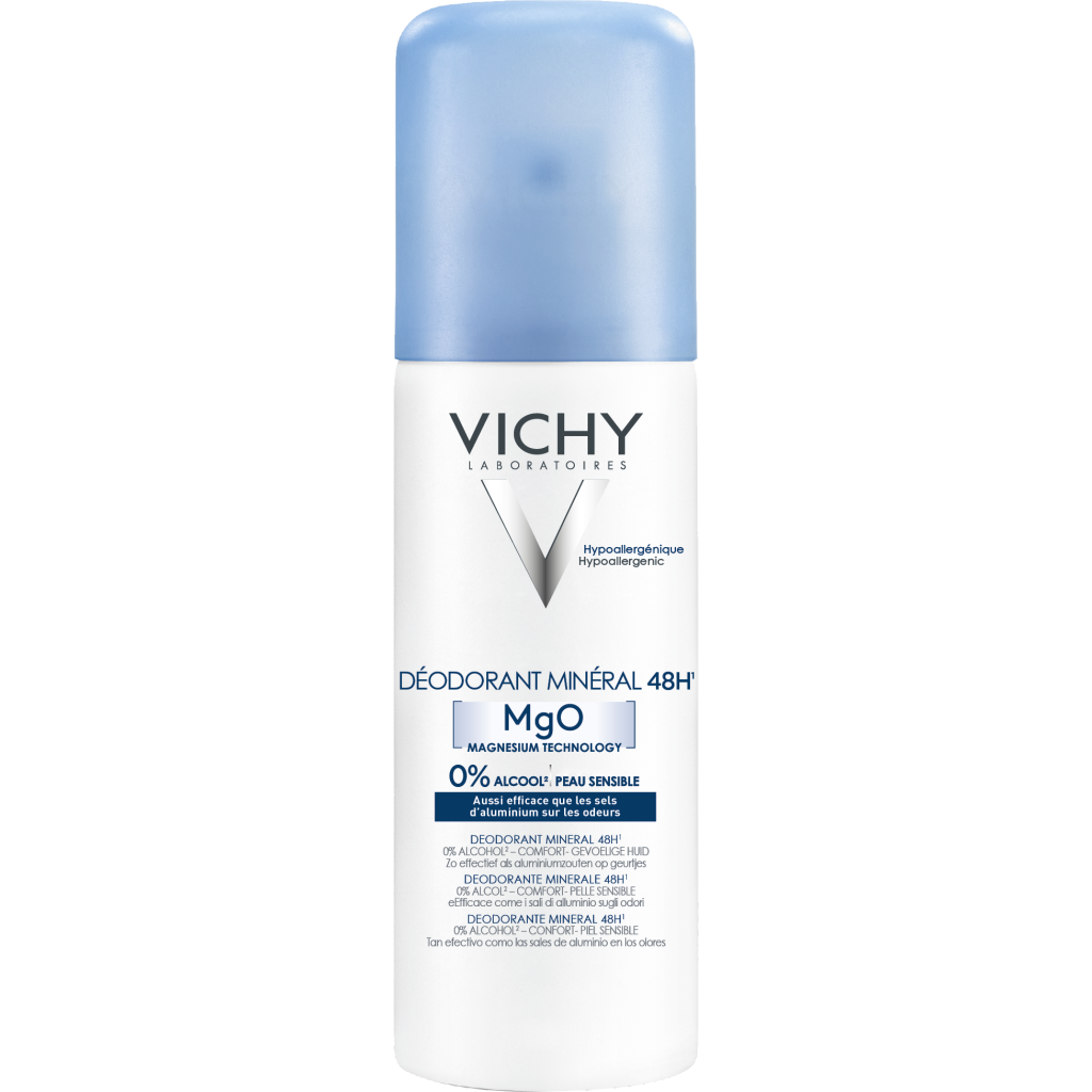 Déodorant Minéral sans sels d'aluminium 48h Vichy - spray de 125 ml