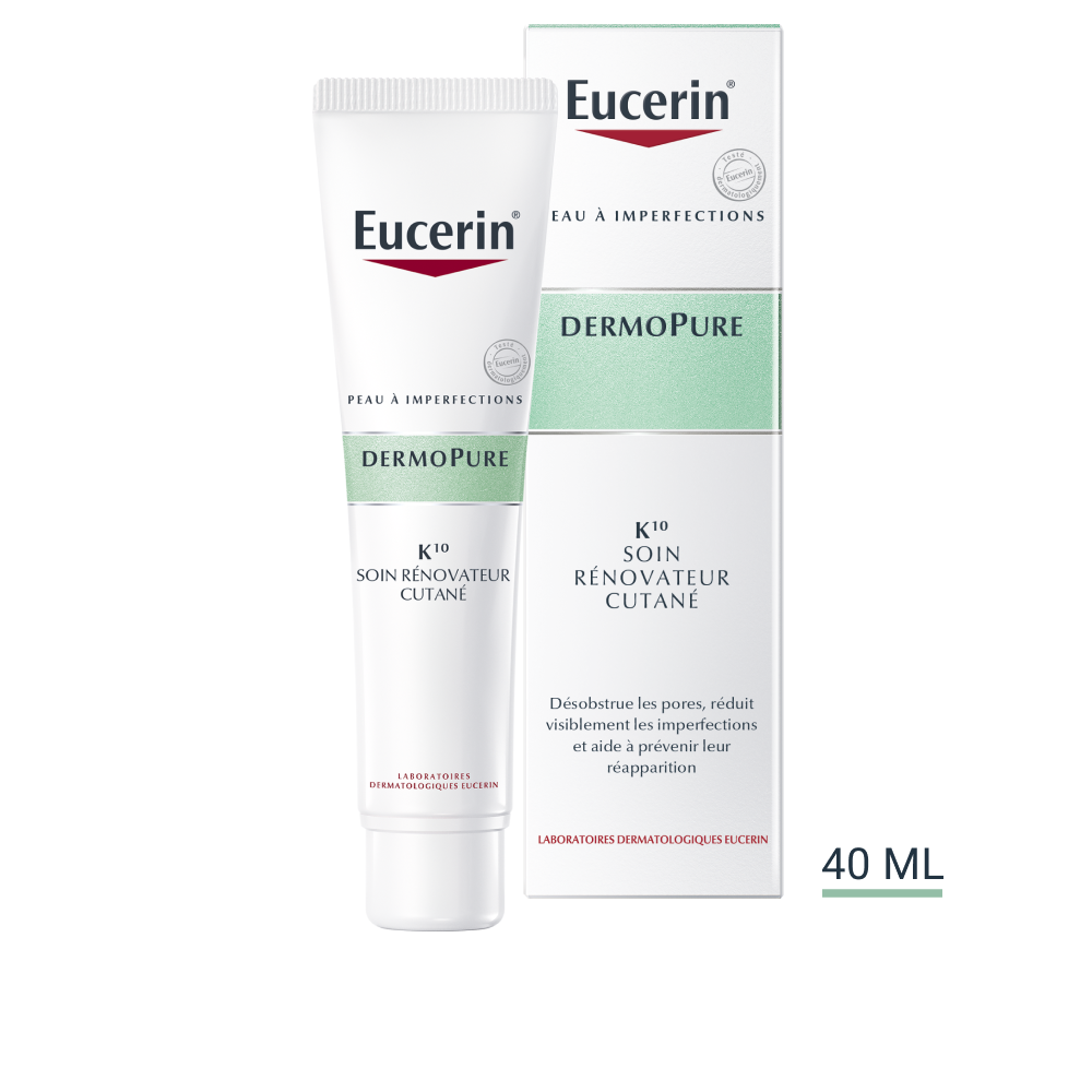 Dermopure K10 soin rénovateur cutané Eucerin - tube de 40 ml