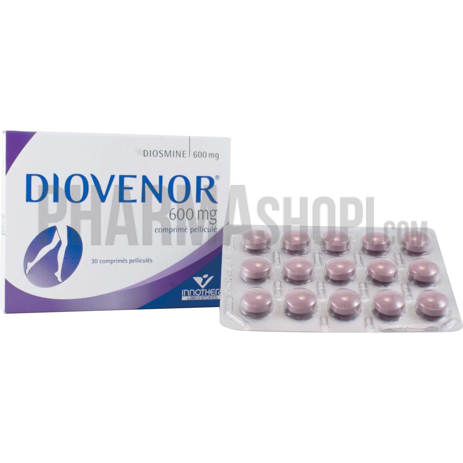 Diovenor 600mg comprimé pelliculé - boîte de 30 comprimés