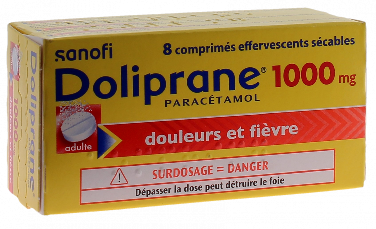 Doliprane enfant 100ml - Sirop douleurs et Fièvre