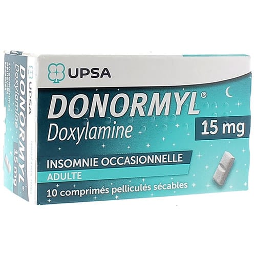 Donormyl 15mg comprimé pelliculé sécable - 10 comprimés