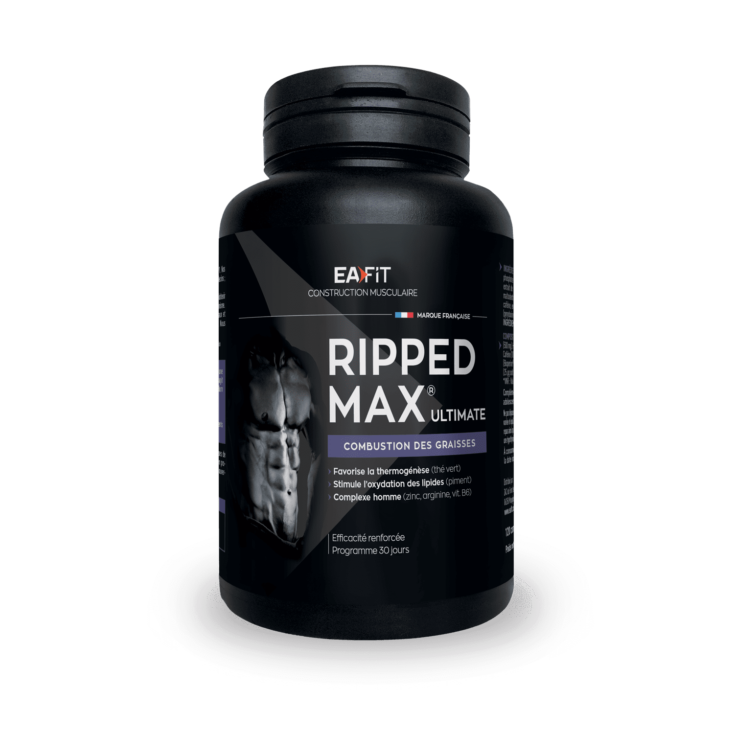 Ripped Max Ultimate action globale EaFit - boite de 120 capsules