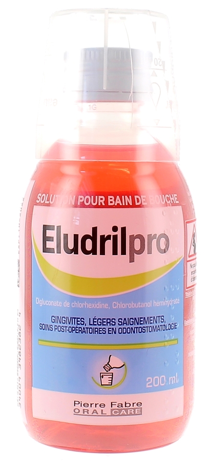 Eludrilpro solution pour bain de bouche - flacon de 200 ml