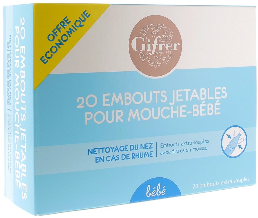 Embouts jetables pour mouche-bébé Gifrer