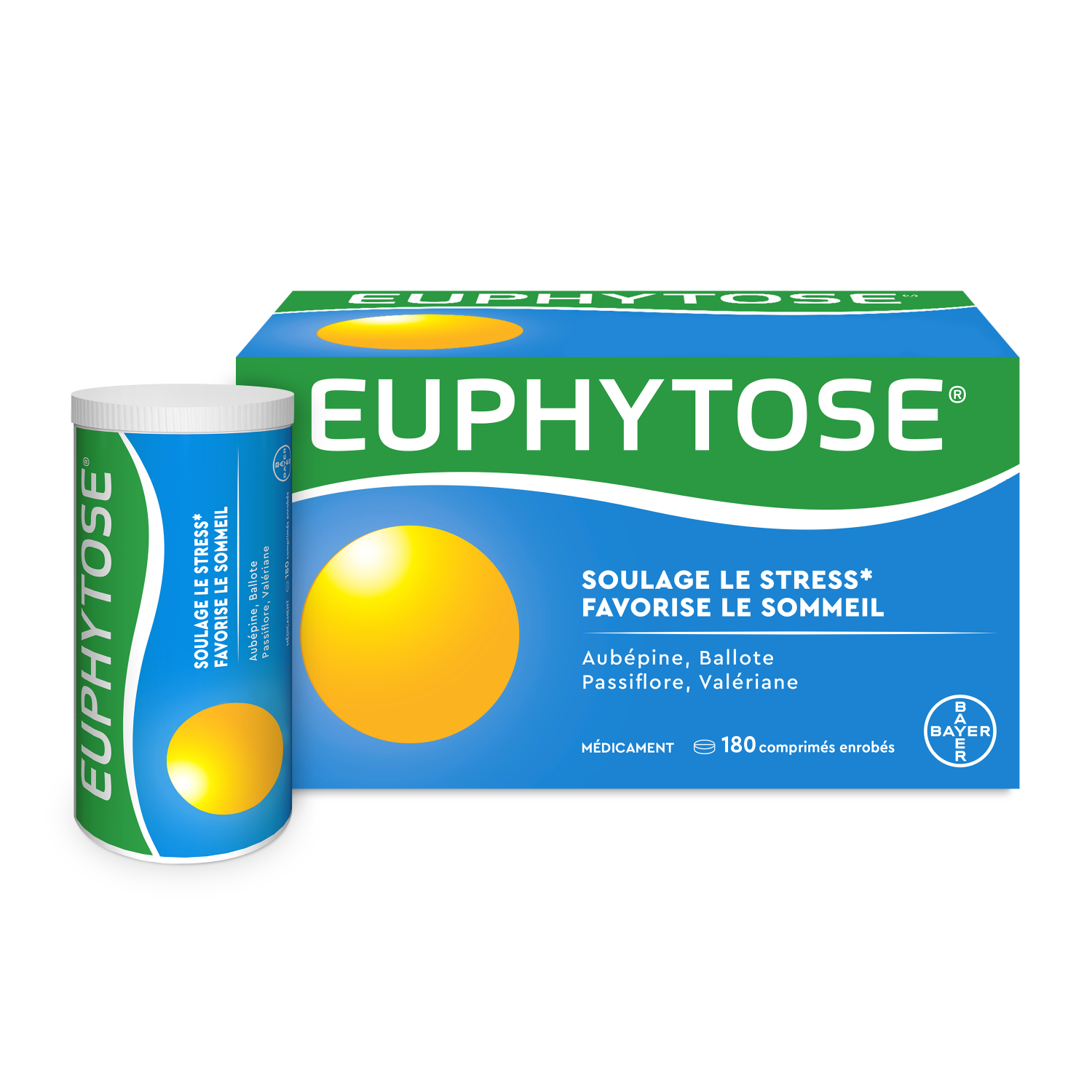 Euphytose comprimé enrobé - boîte de 180 comprimés