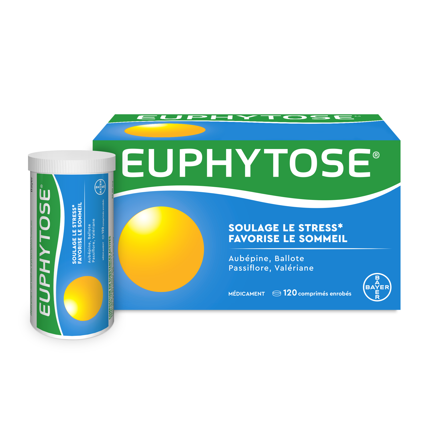 Euphytose comprimé enrobé - boîte de 120 comprimés