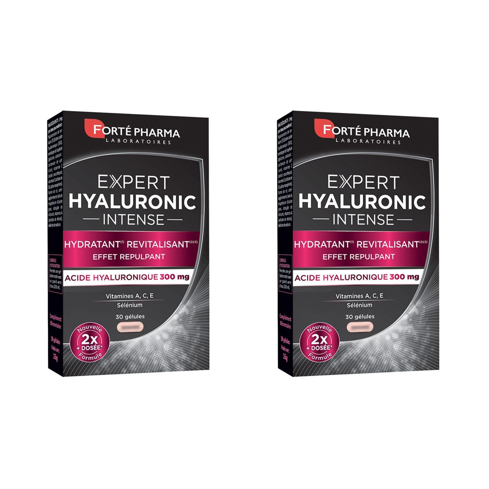 Expert Hyaluronic Intense Forté Pharma - lot de 2 boîtes de 30 gélules
