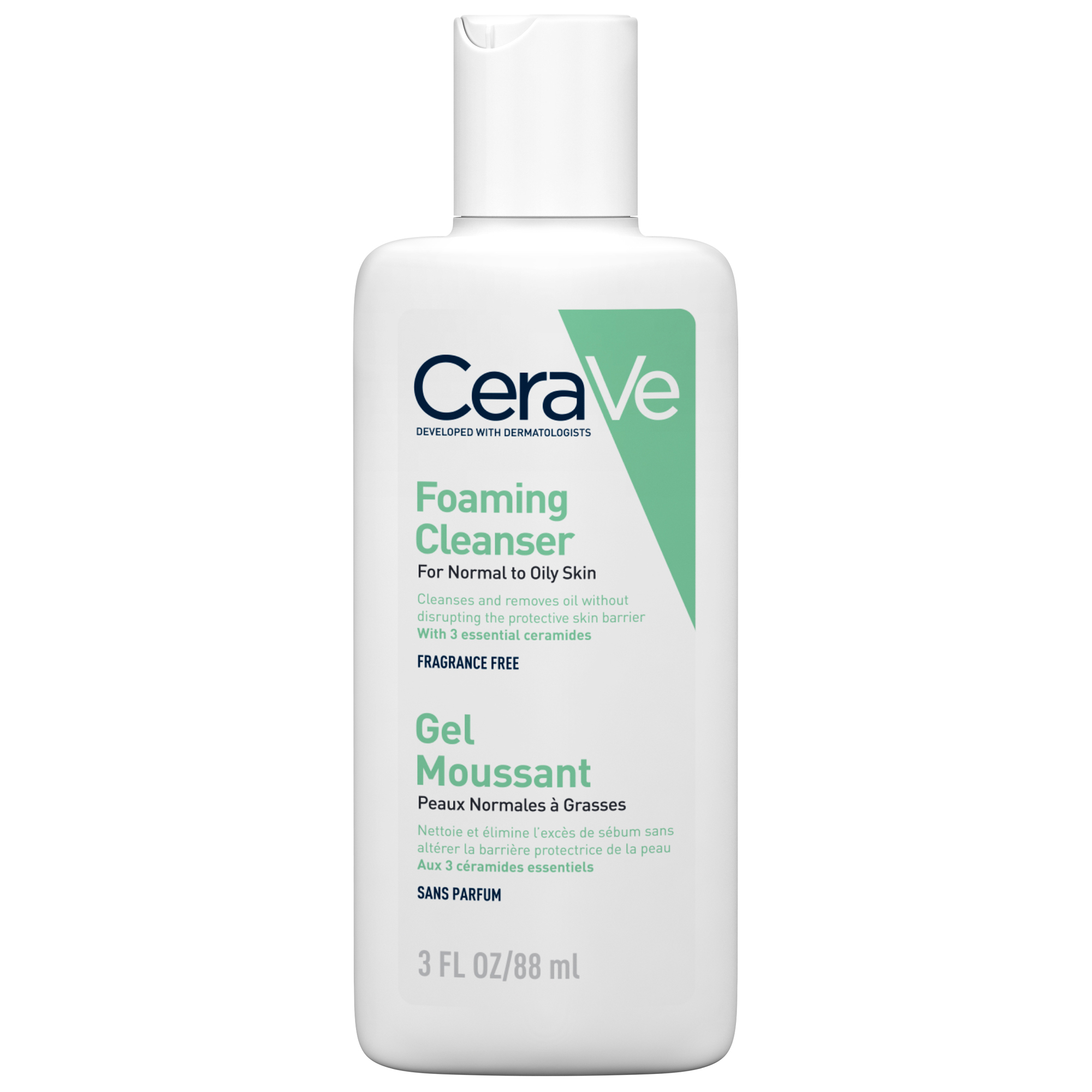 Gel moussant CeraVe - flacon de 88 ml