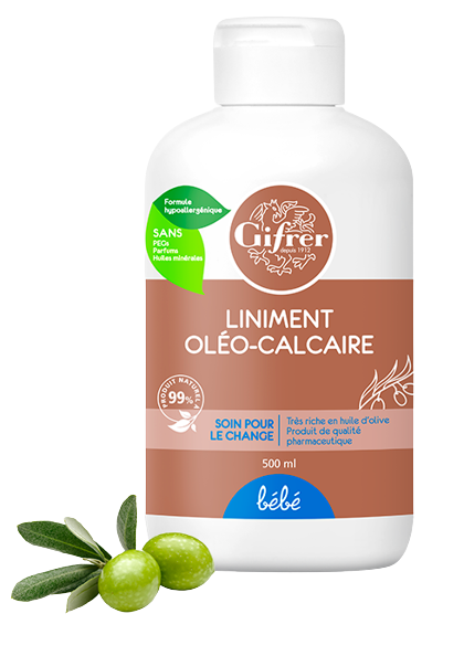 Liniment oléo calcaire huile olive 485ml, Hygiène bébé