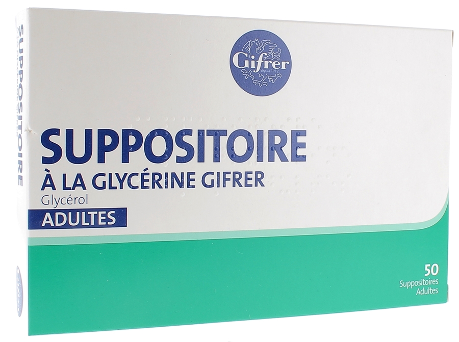 SUPPO GLYCERINE GILBERT Adulte - Glycérol - Posologie