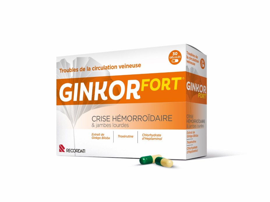 Ginkor fort gélule - boîte de 30 gélules