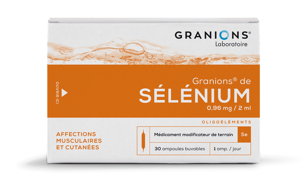 Granions de Selenium 0,96mg - 30 ampoules de 2ml