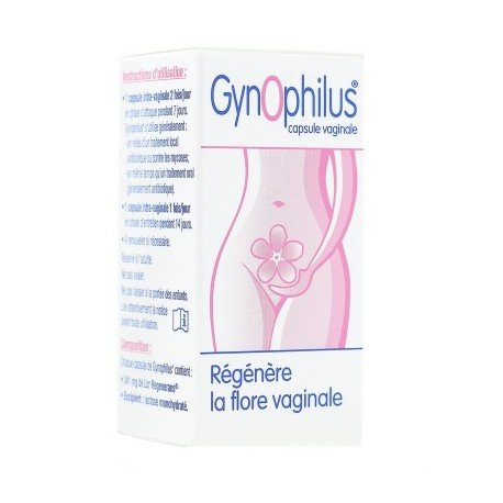 Gynophilus regénère le microbiote vaginale - 14 capsules vaginales