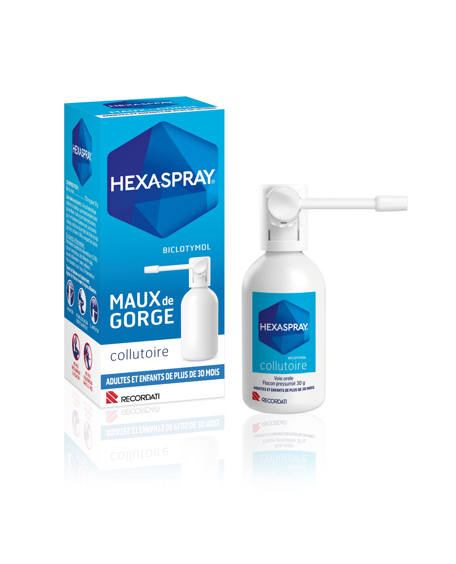 Hexaspray Collutoire En Flacon Pressurise Flacon De 30g