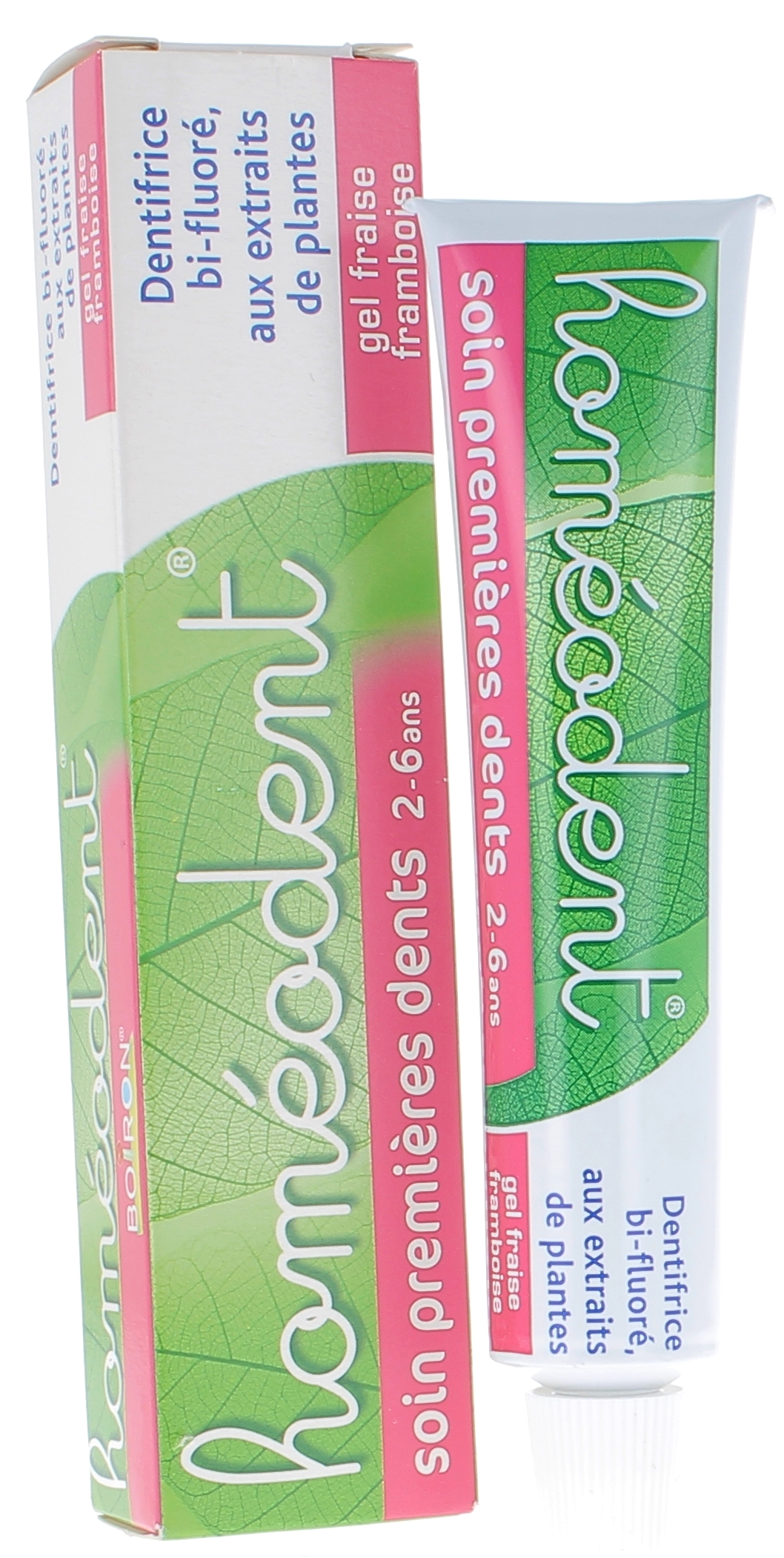 Homéodent soin premières dents 2-6 ans gel fraise framboise Boiron - tube de 50 ml