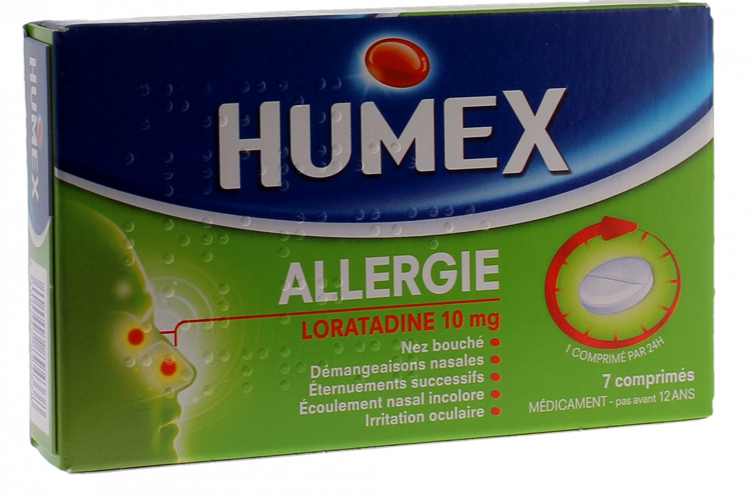 Humex allergie loratadine 10mg, 7 comprimés