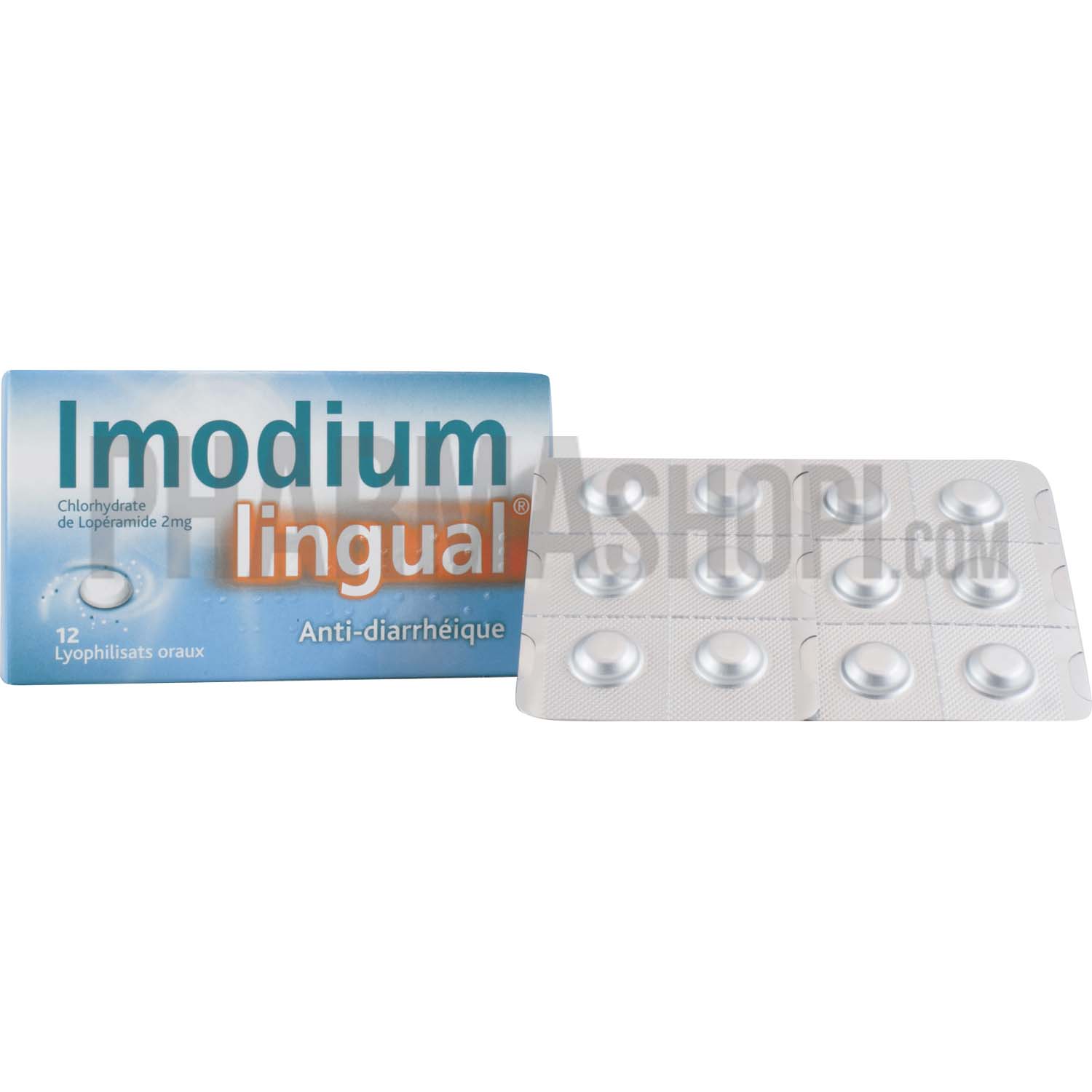 Imodium Lingual 2mg - 12 lyophilisats oraux