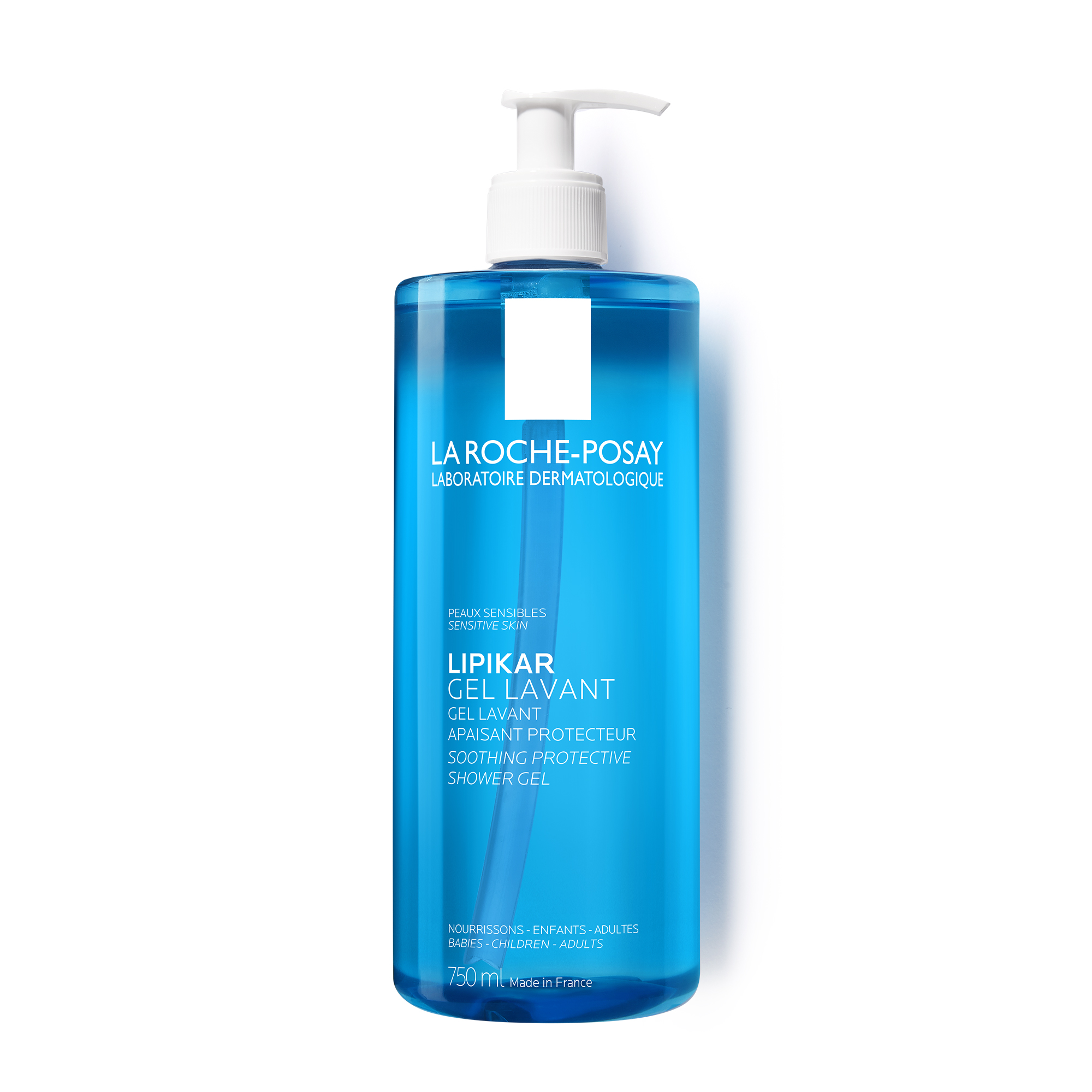 Lipikar gel lavant gel douche apaisant protecteur La Roche-Posay - flacon de 750 ml