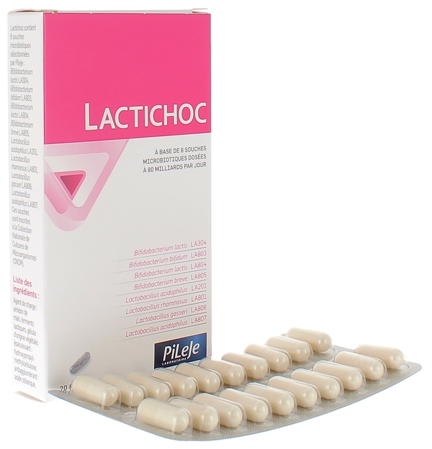Lactichoc Pileje - boite de 20 gélules