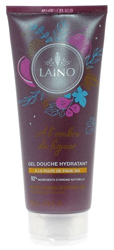 Gel douche hydratant à la pulpe de figue bio Laino - tube de 200 ml