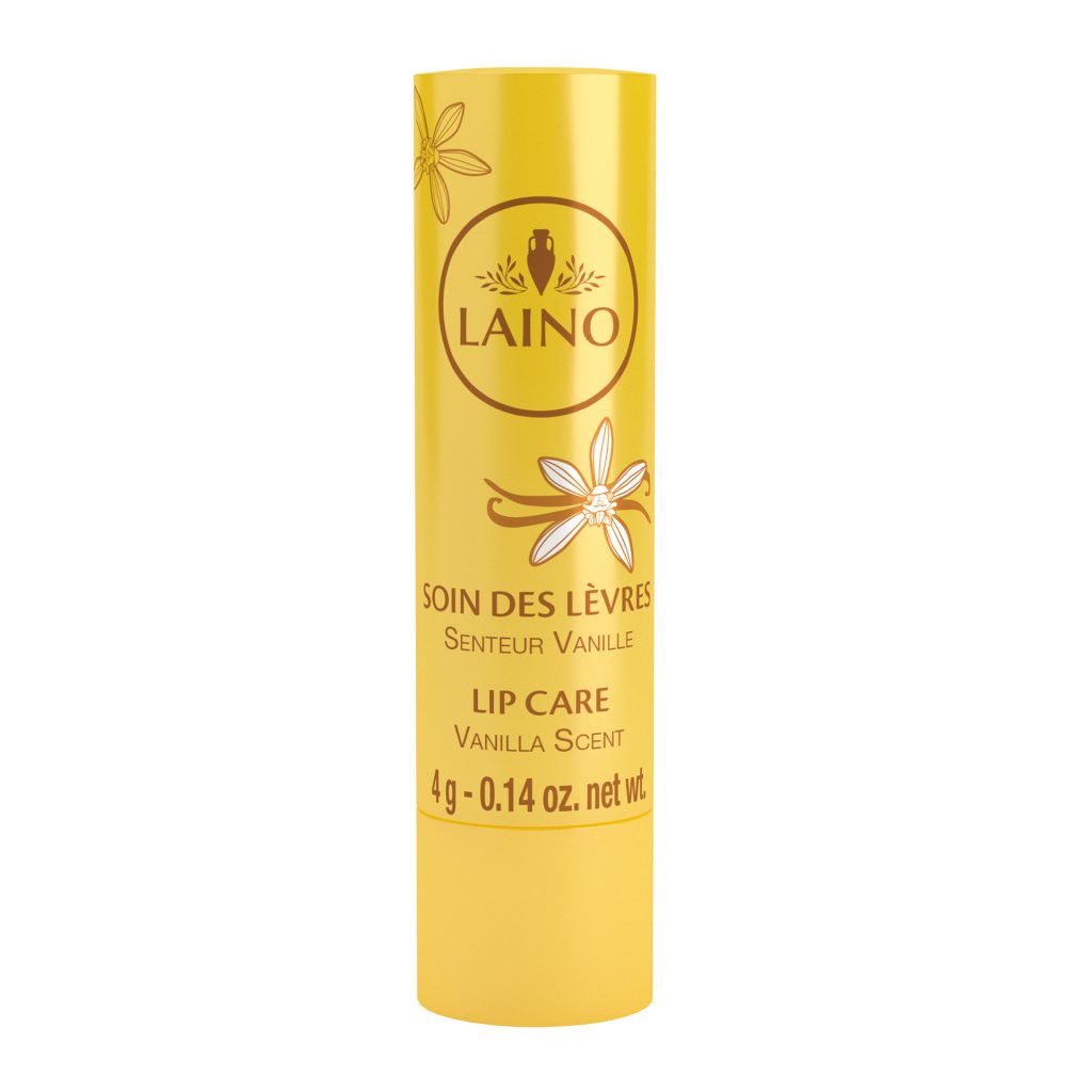 Soin des lèvres parfum vanille Laino - 1 stick de 4 g