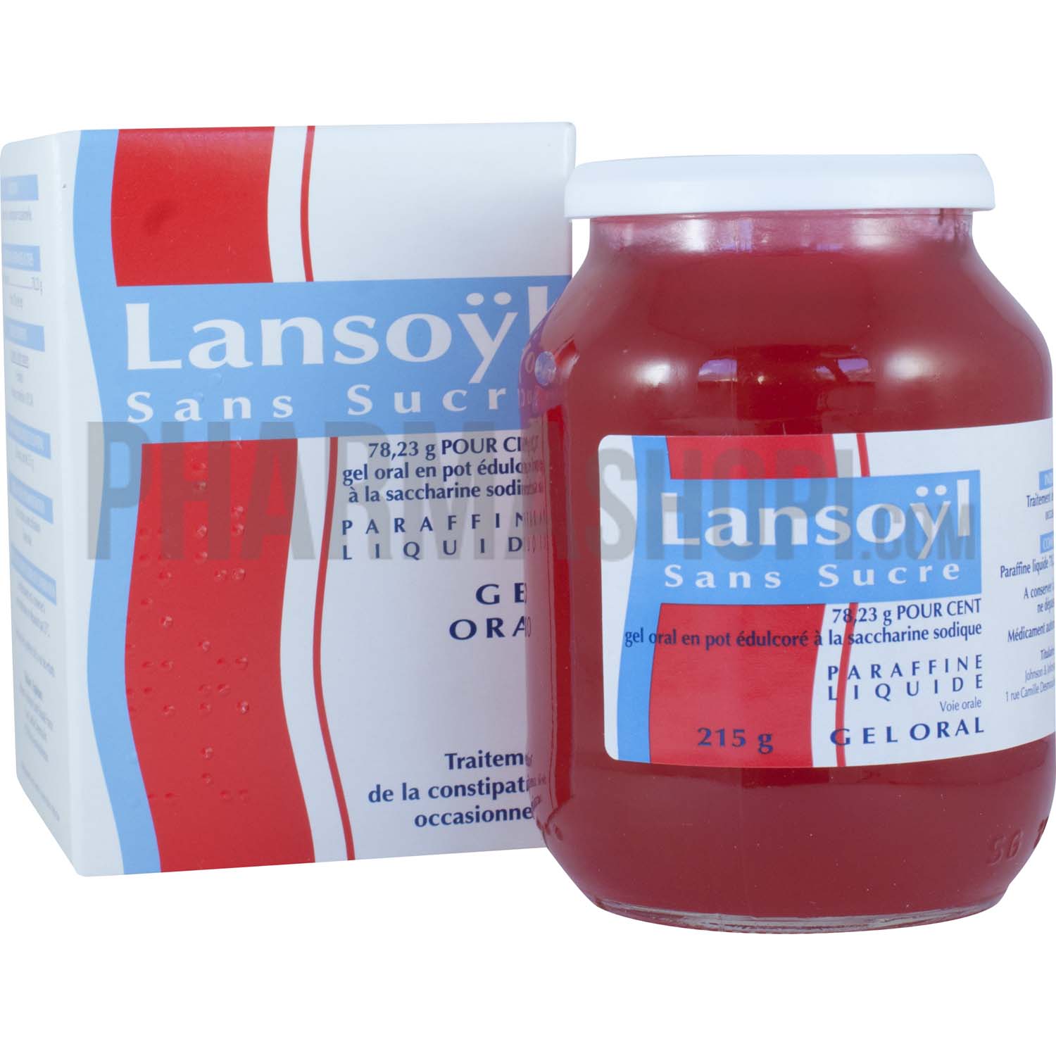 Lansoyl sans sucre gel oral - pot de 215 g