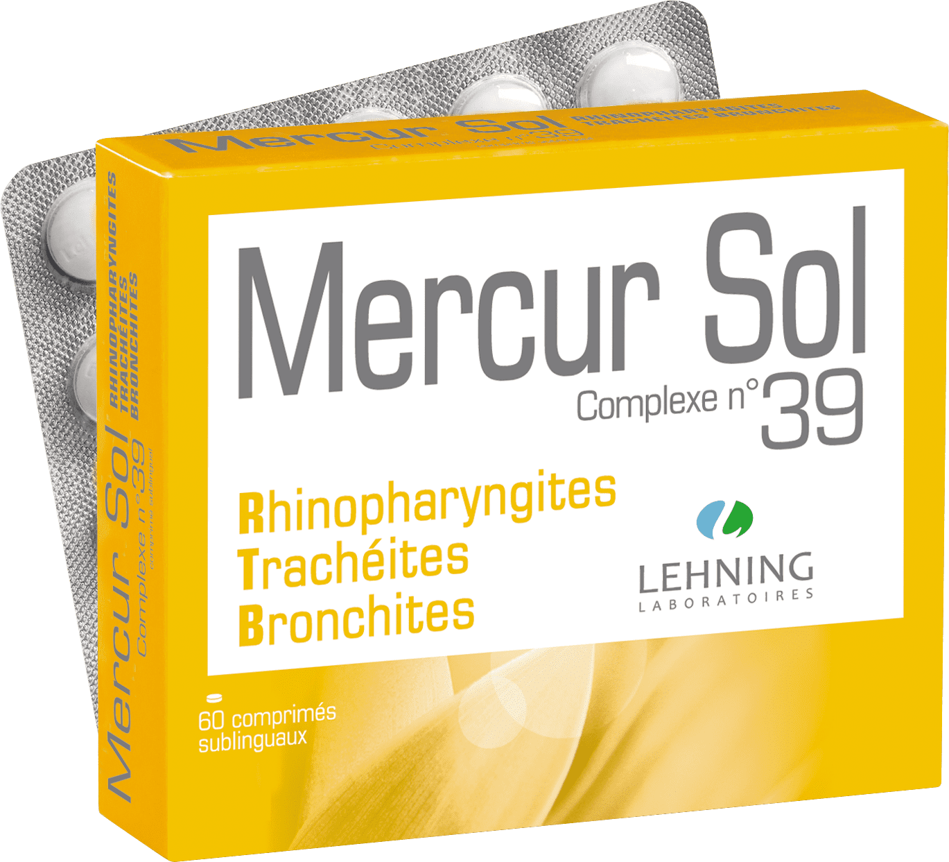 Mercur sol complexe n°39 Lehning - boite de 60 comprimés